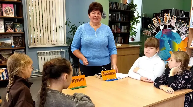 В Гордеевской библиотеке прошёл турнир знатоков для третьеклассников