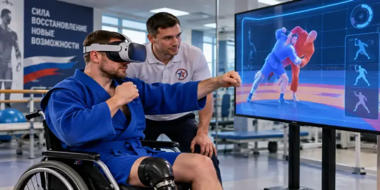 Томские учёные создали VR-тренажер по самбо для ветеранов СВО с ампутациями