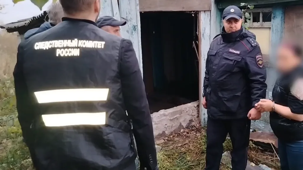 Следственный эксперимент в селе Брасово