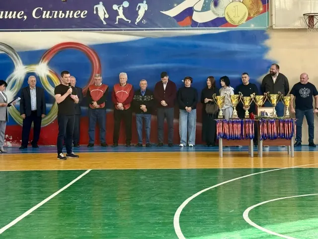 Церемония открытия волейбольного турнира памяти Фёдора Дмитрука
