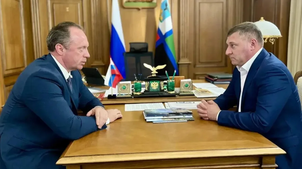 Депутат Антошин встретился с губернатором Белгородской области, Героем России Шуваевым