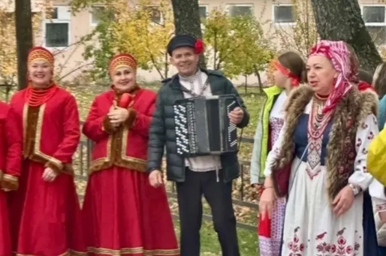 В Алешинке снова снимали телепередачу «Играй, гармонь любимая!»