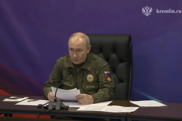 Путин проверил ход боевых операций группировки «Север» на брянском направлении