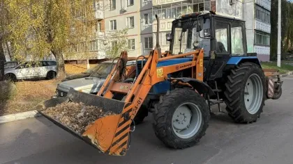 В Брянске убирают город перед зимой