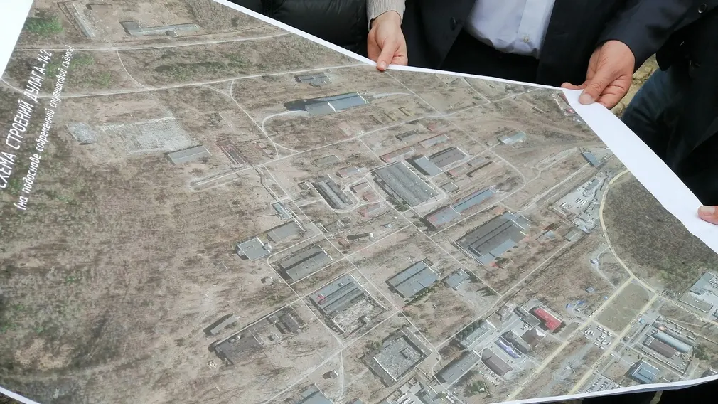 Аэрофотоснимок комплекса Дулага-142 в Брянске