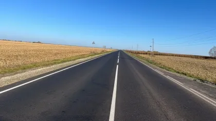В Комаричском районе отремонтировали участок дороги «Украина — Комаричи»