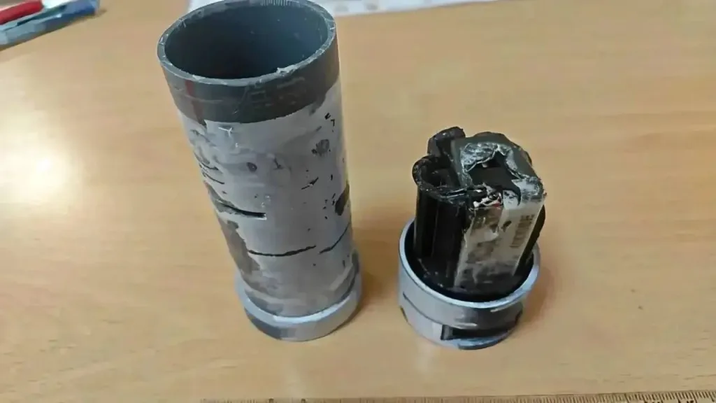 Обломки уничтоженного дрона и боеприпаса