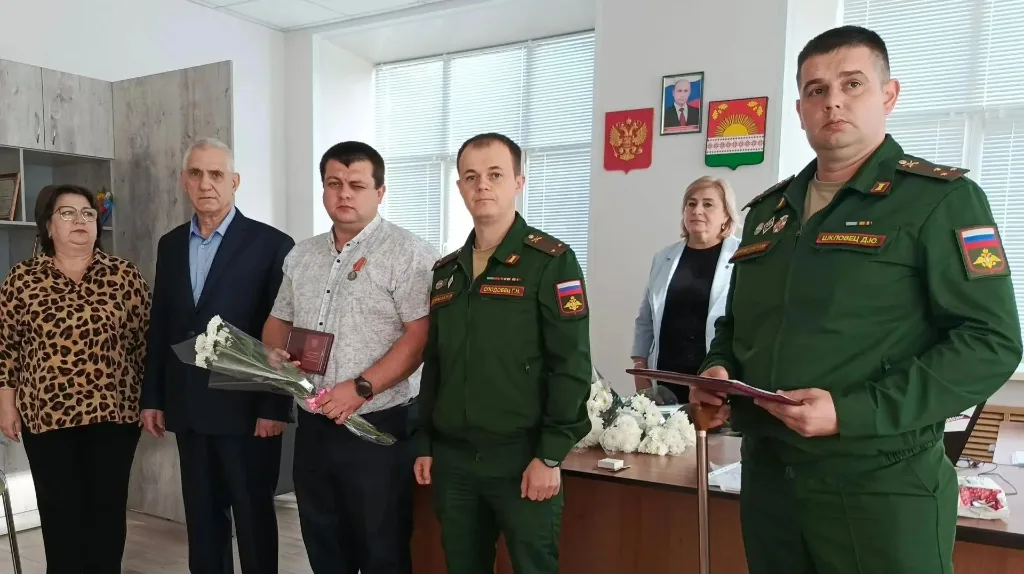 Вручение медалей Суворова участникам СВО
