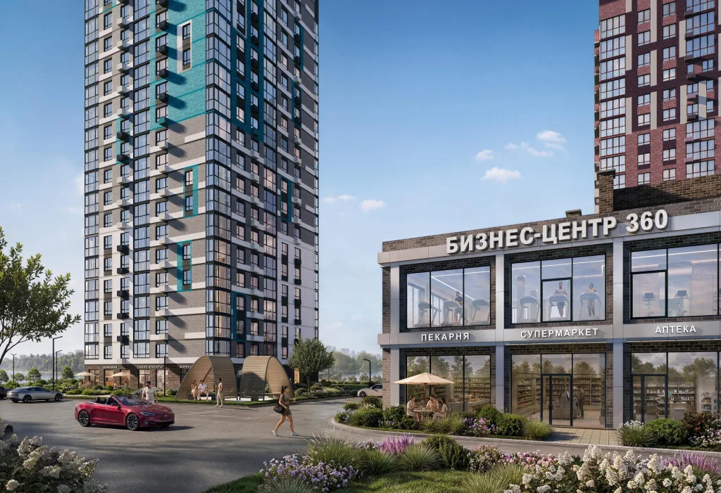 Жилой комплекс «Три башни» с бизнес-центром 360