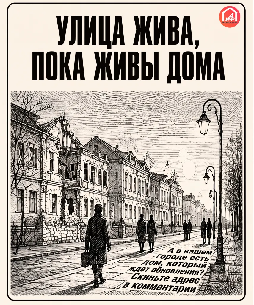 Исторический дом Брянска нуждается в спасении