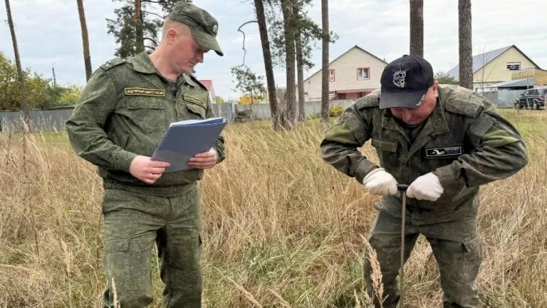 В Жуковке поисковики обнаружили останки человека времён войны