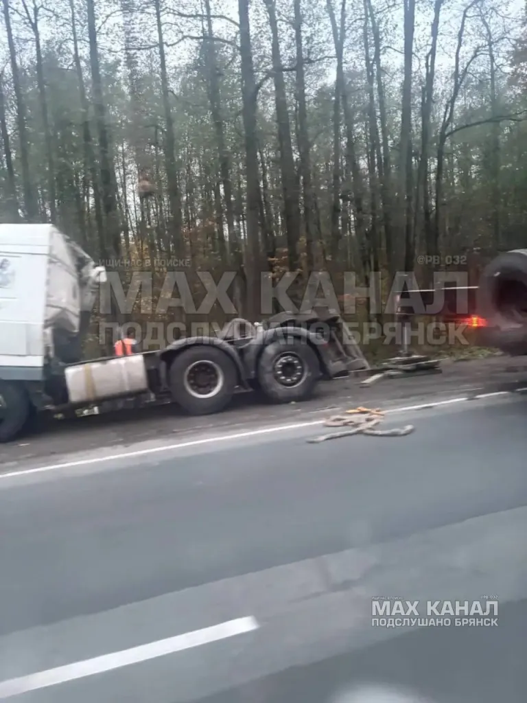 Авария на дороге из Орла в направлении поворота на Партизанскую поляну