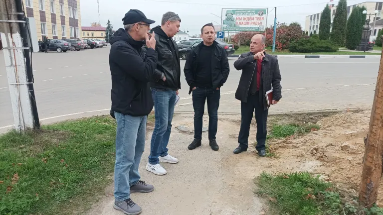В Мглине прошло совещание на строительстве здания судебного участка