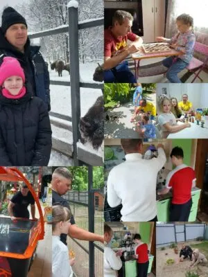 Ученики Суземской школы №2 представили фотографии с отцами на акцию «Папа может»