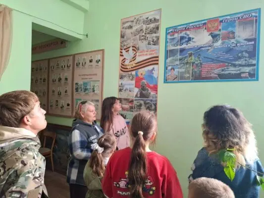 В Невдольском СДК прошел урок мужества для школьников