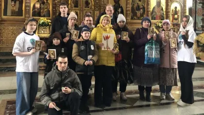 Дети с ограниченными возможностями посетили Кафедральный собор в Брянске