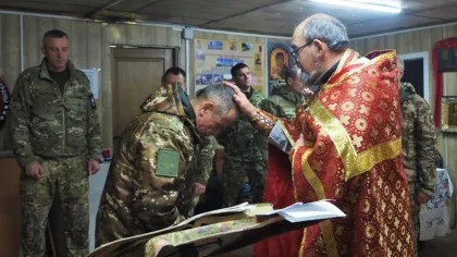 Священники провели литургию для бойцов «БАРС – Брянск»