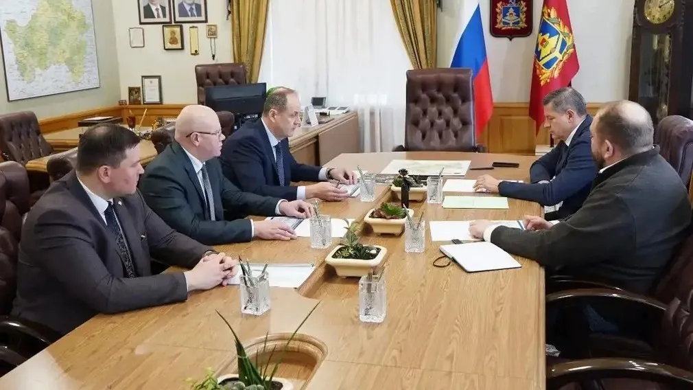 Встреча губернатора с представителями Газпрома