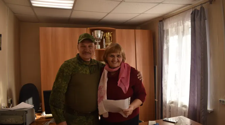 Пенсионер из Дятькова добровольцем воюет на передовой рядом с сыном