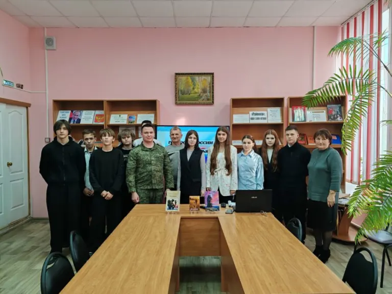 В библиотеке Брасова прошла встреча с участником боевых действий